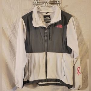 The North Face Pink Ribbon Denali Fleece Zip Up Jacket